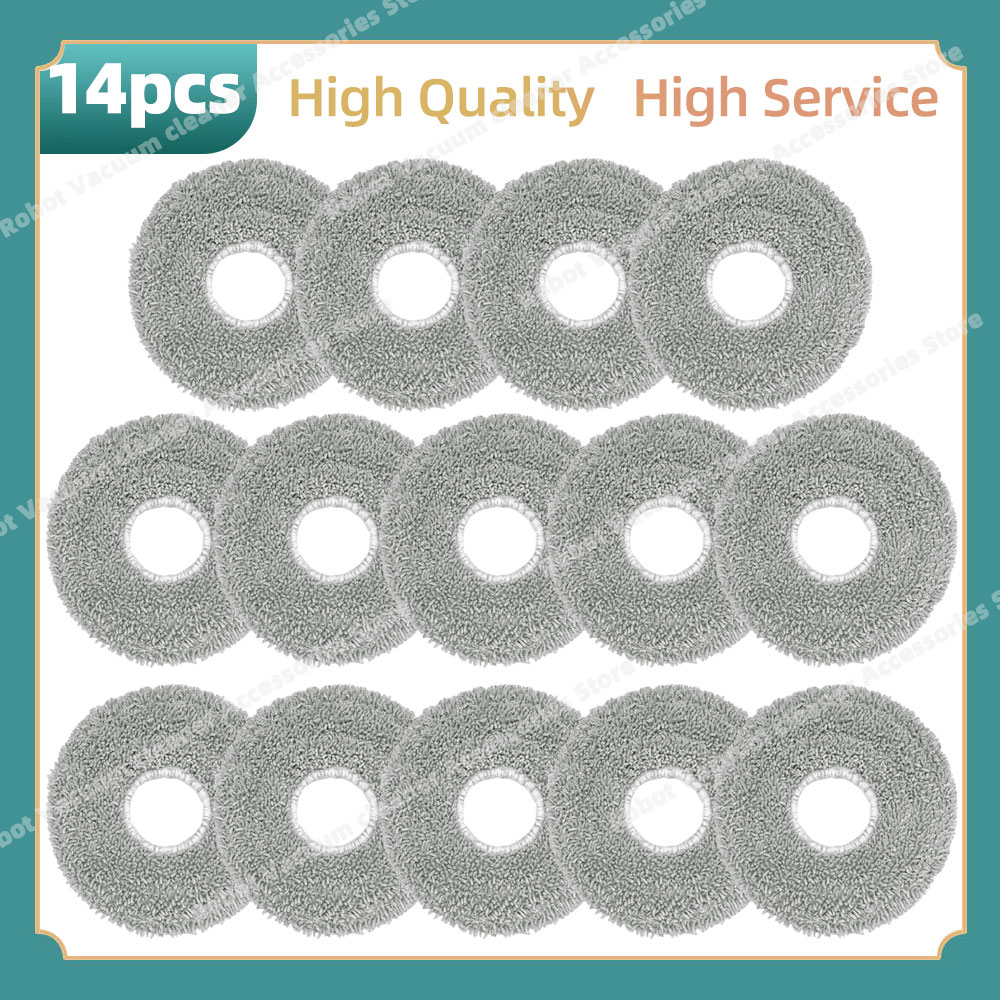 Geschikt voor Xiaomi Robotstofzuiger S10+ B105, S20+ / B108GL, Mop 2 Pro / B113CN, Mop 3S / B108CN Onderdelen Hoofdzijborstel Filter Mop Kit: Donkergrijs