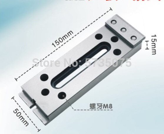 Wire cutting fixture jig tools low-speed wire cut edm machine jig clamp 70/80/90*8/12*23 120*50/100/150 150/220*50 edm jig tool: 150mm 50mm