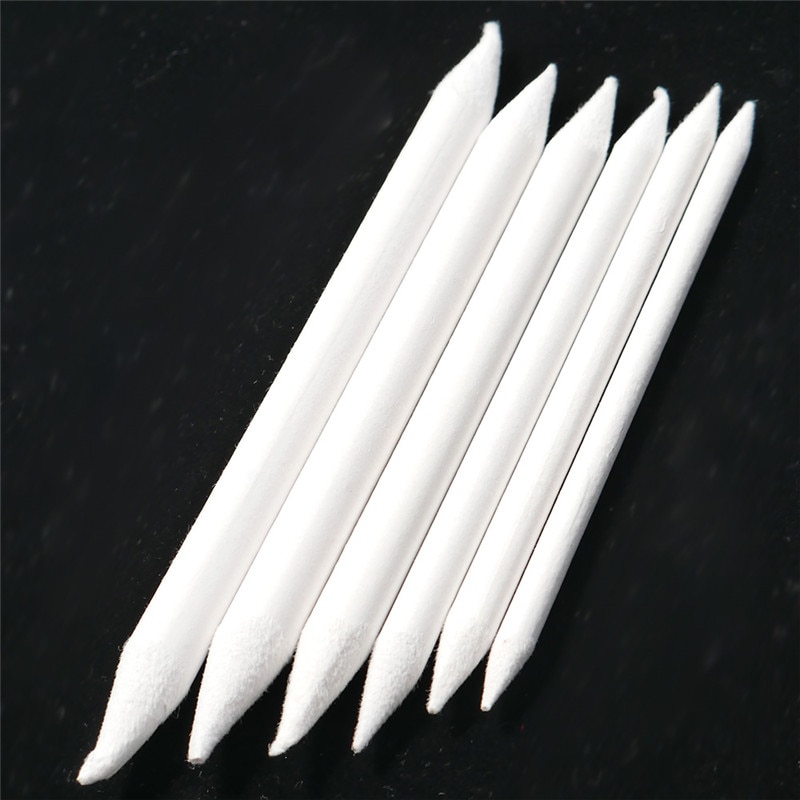 6 uds. Pincel para bocetos, pincel para difuminar, pincel para bocetos, bolígrafo dibujo artístico, papel de lija, lápiz, herramienta para dibujar