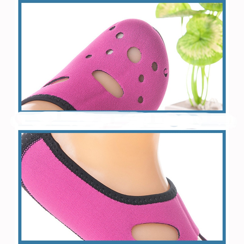 Nadadeiras antiderrapantes sapatos de praia à beira-mar sapatos de inicialização de mergulho de secagem rápida anti-deslizamento meias esportes aquáticos treino sapato de mergulho