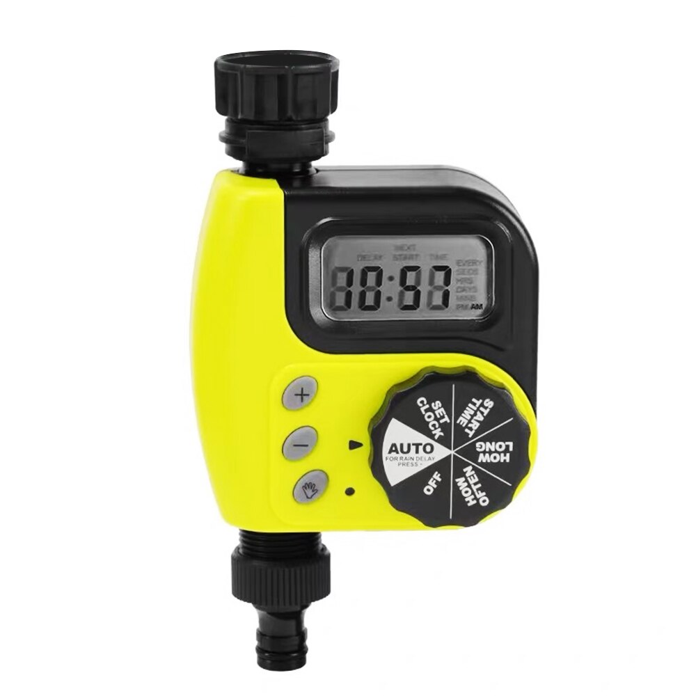 Automatic Watering Timer Irrigation Controller Programmable Hose Faucet Timer Battery Operated with 2 Outlet for Garden Plants