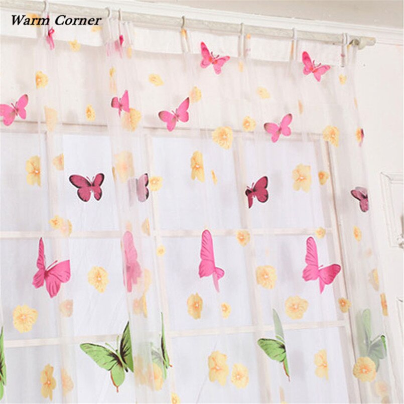 Warm Corner LM 100*80cm Embroidery Roman Curtain Window Blinds For Bathroom Tulle Sheer Shower Sept 1