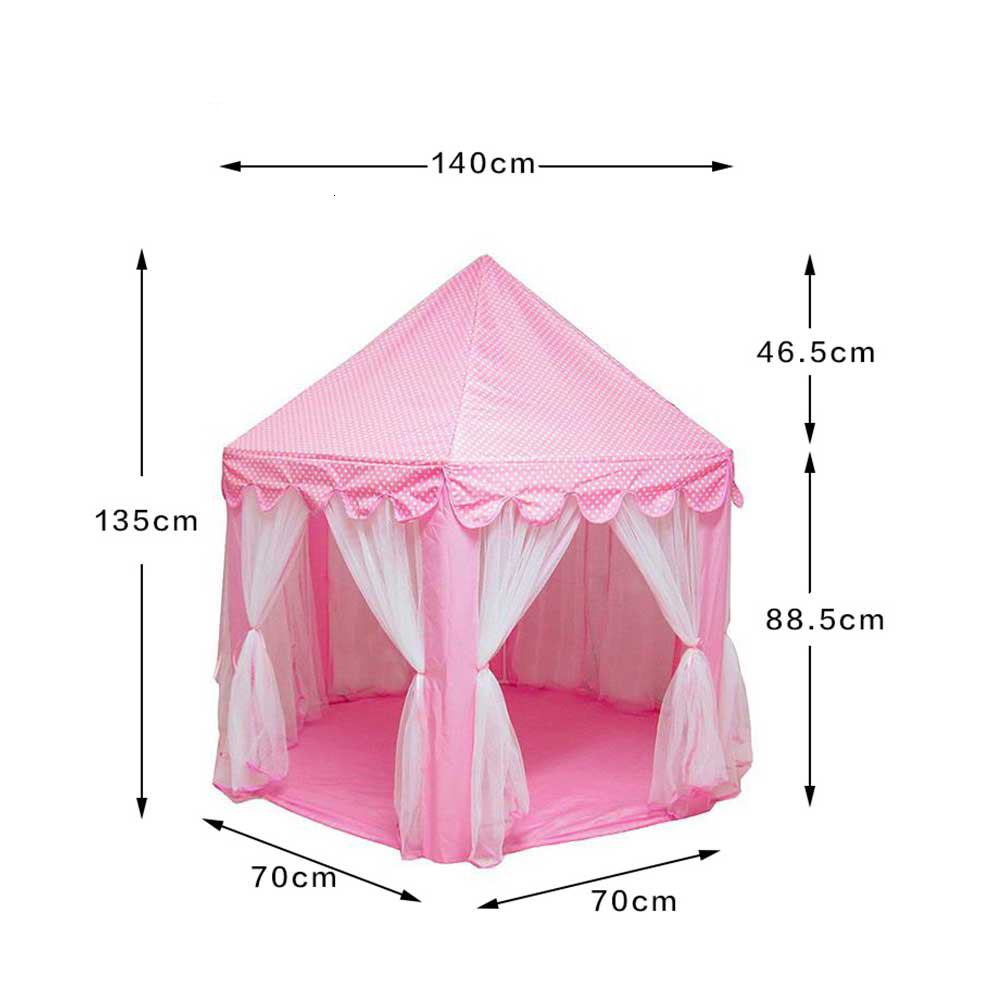 Kids Tent Portable Foldable Children&#39;s Tent Ball Play House Castle Toy Teepee Christmas Dectration Wigwam Tent For Events