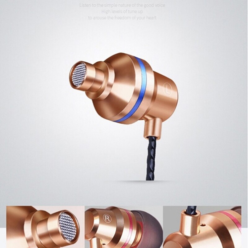 HiFi Wired Earbuds Noise Cancelling Stereo Earphones Heavy Bass Sound Sport Headset