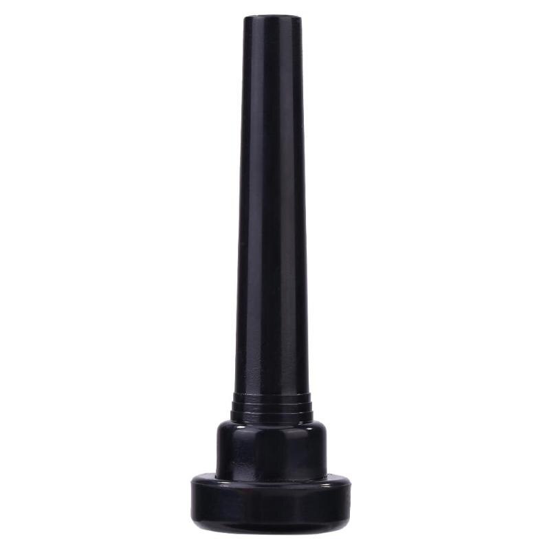 1pc 3c plastic trompet mondstuk meg voor beginners muzikale trompet accessoires veelkleurige muziekinstrumenten en accessoires: Zwart