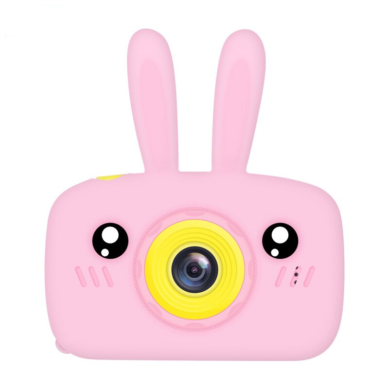 Mini Children&#39;s Digital Camera 2 Inch Full HD 1080P Multiple Modes Record Support Various Languages Kids Camera for Child: Pink / 16G