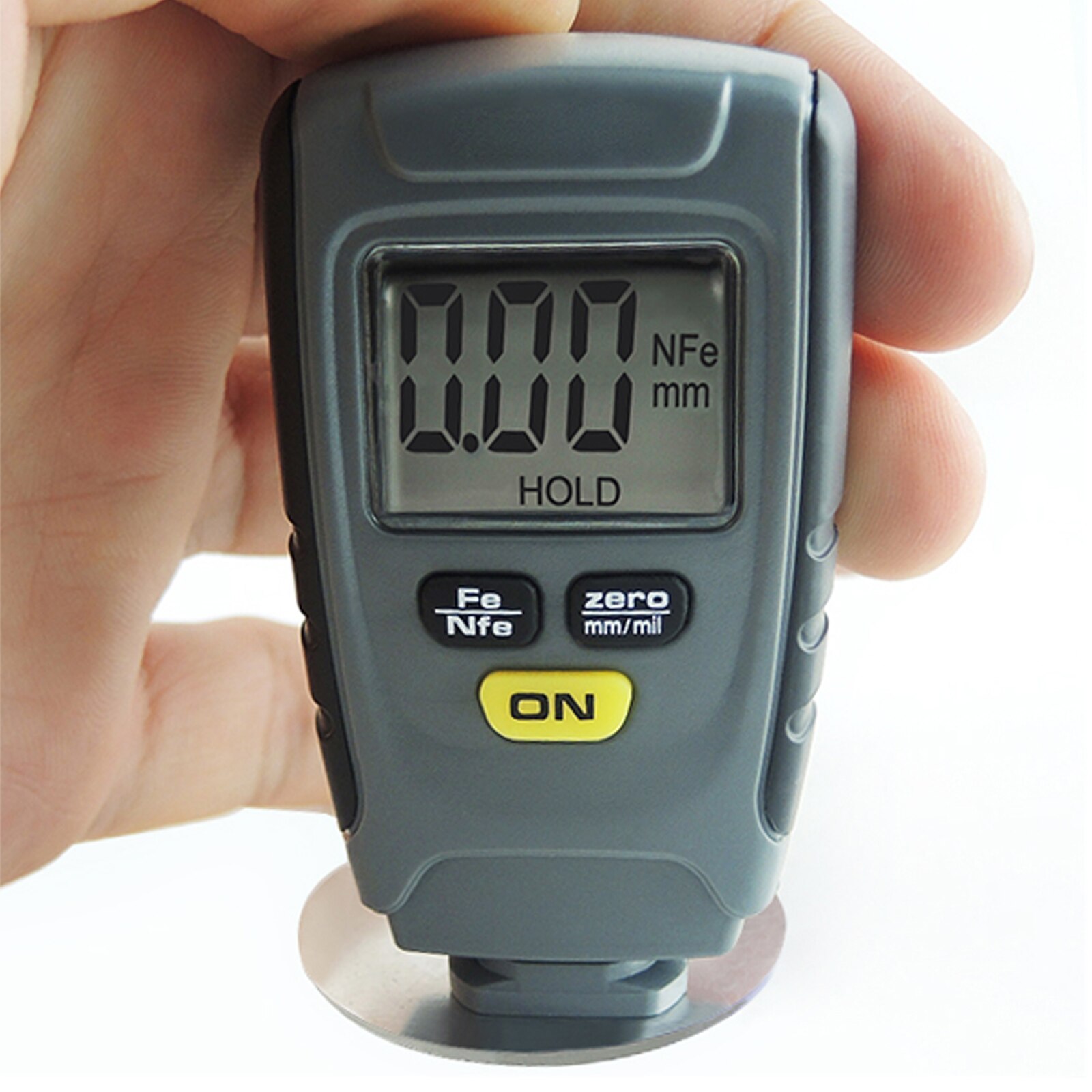 Digital Tester 1.25mm Paint Coating Thickness Gauge Meter Iron Aluminum Base Metal Car Automotive