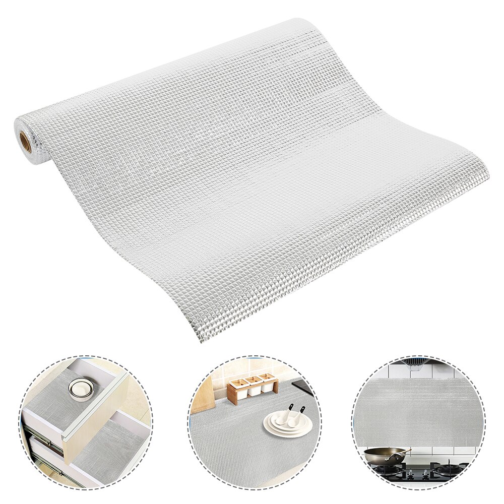 Tapete adhesivo para decoración de cocina tapete de mesa, cajones, armario, revestimiento para estante, Mantel Individual impermeable y a prueba de aceite, alfombrilla para armario, 1 rollo: 45x200cm