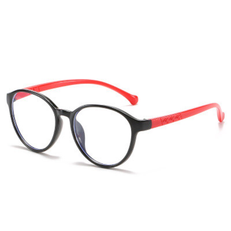 Anti-blåt lys briller børnemærke retro rund brillestel trendy slikfarve stel briller drenge pige