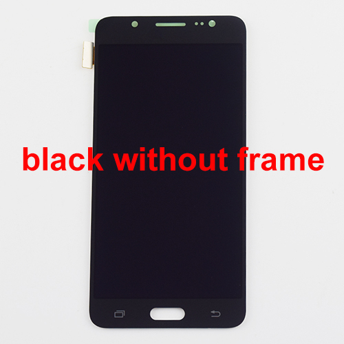 Für Samsung Galaxy j5 Display Touchscreen Digitizer Montage Für Samsung J510F LCD Display 510FN J510M J510Y J510G J510: Black without frame