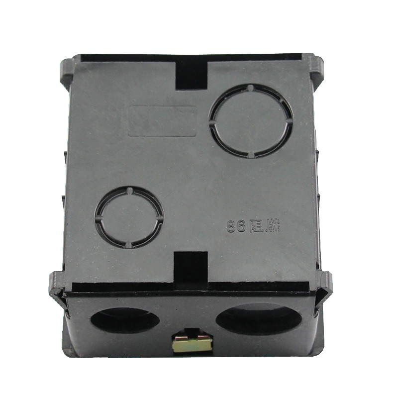 Type 86 dark install wall switch socket box general bottom box high strength wiring box 86-01