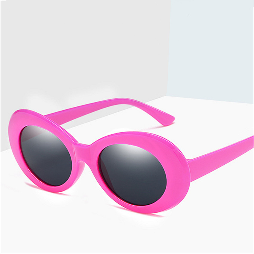 Clout Goggles Retro Sunglasses Women Red Pink Vintage Round Sexy Sun Glasses Kurt Cobain UV400 Eyeglasses Goggles