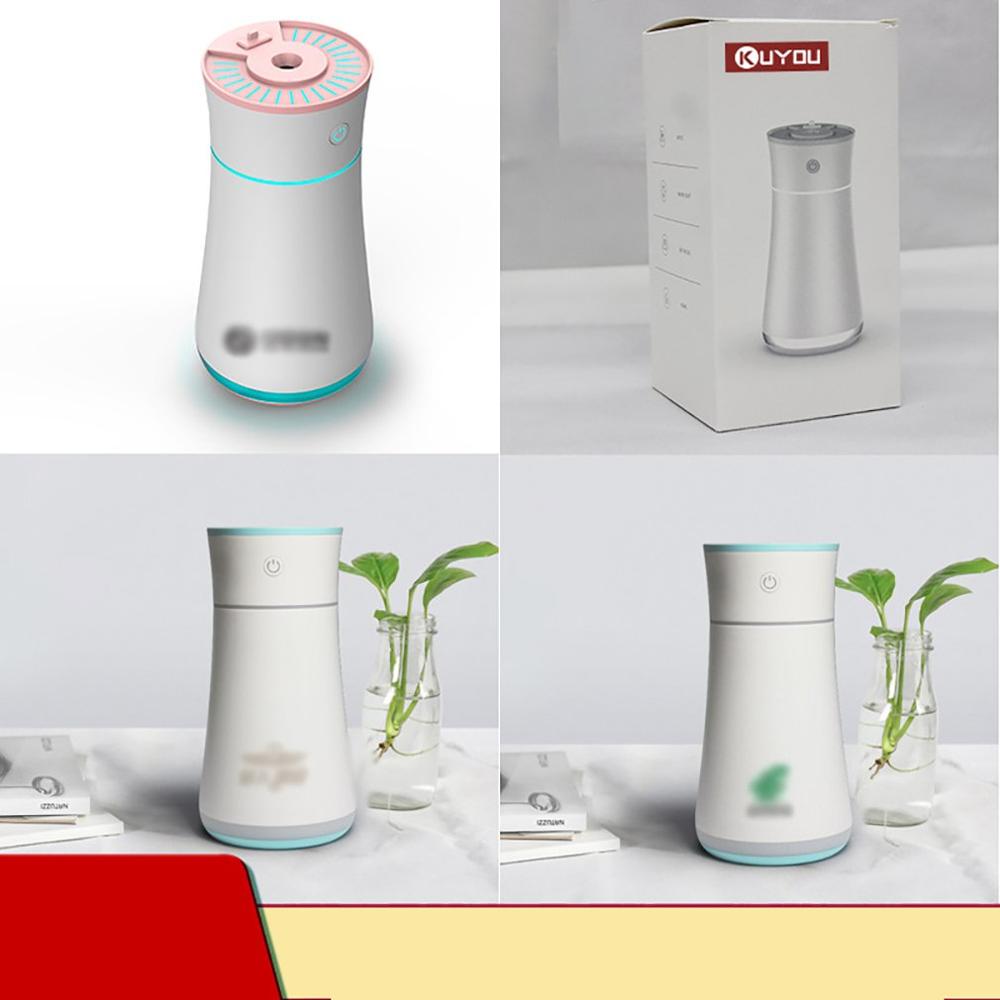 Auto luchtbevochtiger usb mini draagbare aromatherapie hydraterende luchtreiniger vernevelaar nachtlampje luchtbevochtiger