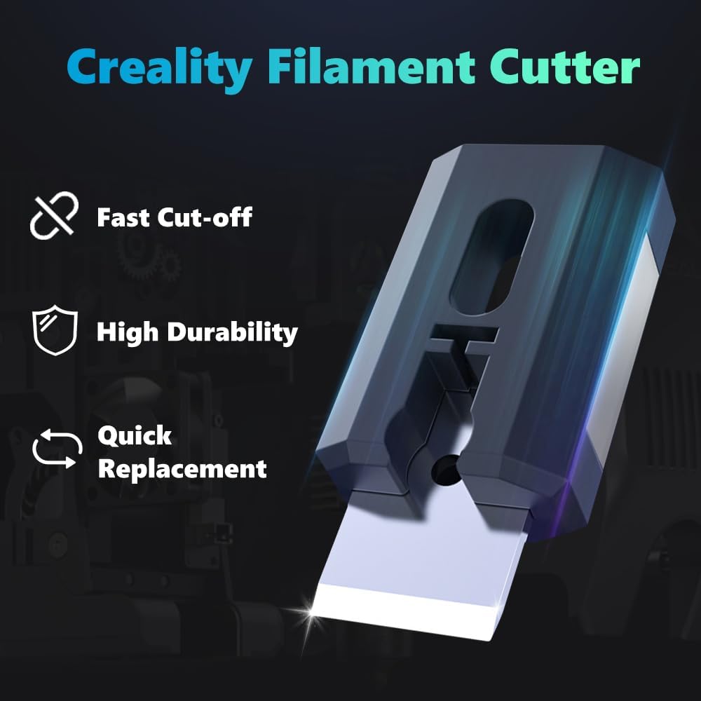 Creality original  k2 plus combo filamentskærer, høj holdbarhed og hurtig udskiftning af filamentskærermodul til 3d printere