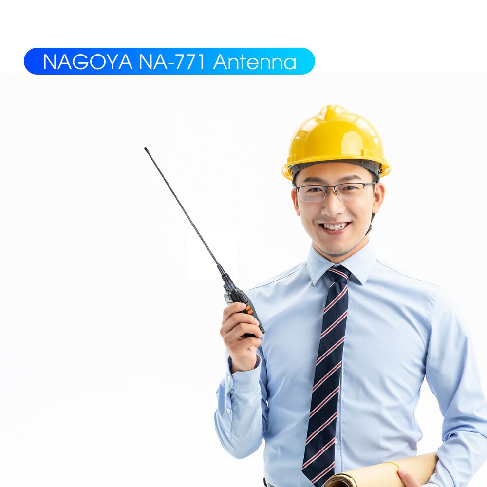 Pour NAGOYA NA-771 SMA-M Mâle Antenne VHF/UHF 144/430 MHz pour YAESU TF-UV985 BAOFENG VX-5R VX-6R Radio Bidirectionnelle Talkie-walkie