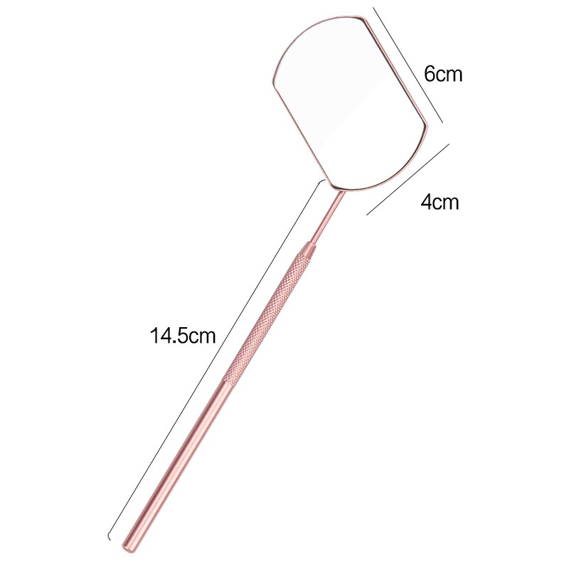 Specchio per ciglia Innesto per ciglia Ingrandimento bellezza Manico lungo per controllare l'estensione delle ciglia finte Strumenti per il trucco Fornitore di specchi