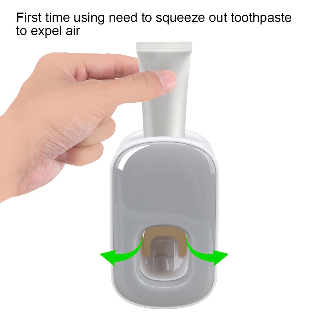 Hilife wandmontage badkamer tandenborstelhouder gereedschap tandpasta dispenser badkameraccessoires tandpasta knijpers