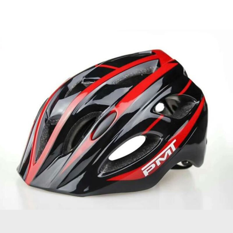 PMT Kids Fiets Helm PC + EPS Ultralight Kinderen Fietshelm 17 Air Vents Veiligheid Kinderen Fietshelm: Black- Red