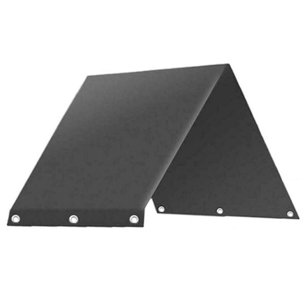 Substituição viseira resistente uv sólido à prova dplayground água crianças playground proteção solar pátio fácil instalar balanço encerado jardim: Black
