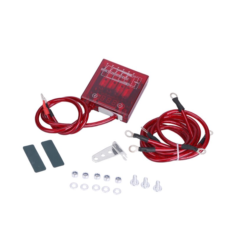 Power MEGA Raizin Voltage Volt Stabilizer Regulator Fule Saver W/3 Aardedraad 12 volt universele voor auto's, vrachtwagens