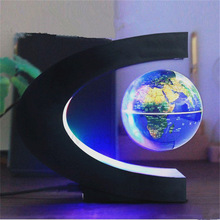 Globo de levitación magnética, suministros escolares, mapa del mundo, Bola de luces LED, iluminación colorida, decoración del hogar, oficina, luces