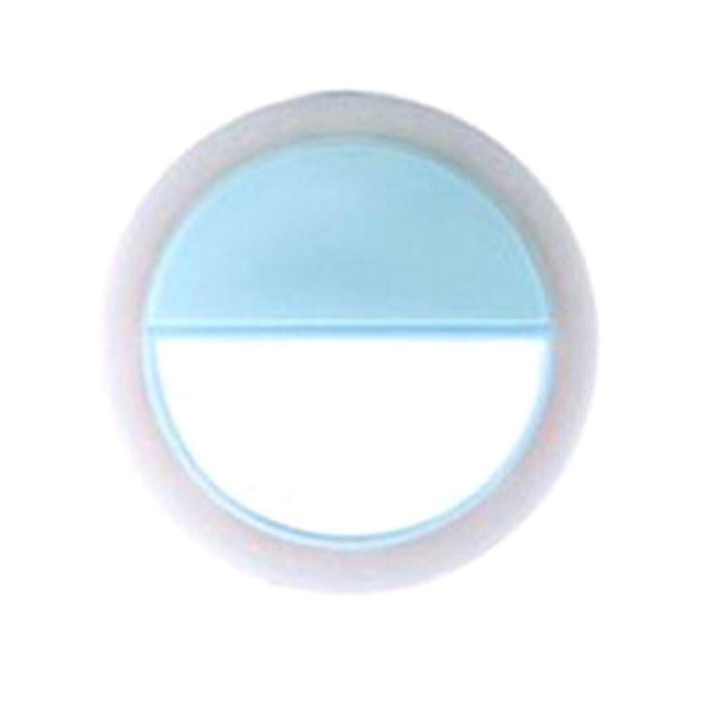 Mini Mobile Phone Led Self-Timer Light Anchor Beauty Lens Live Artifact Round Explosion Ring Mobile Phone Fill Light: Lavender