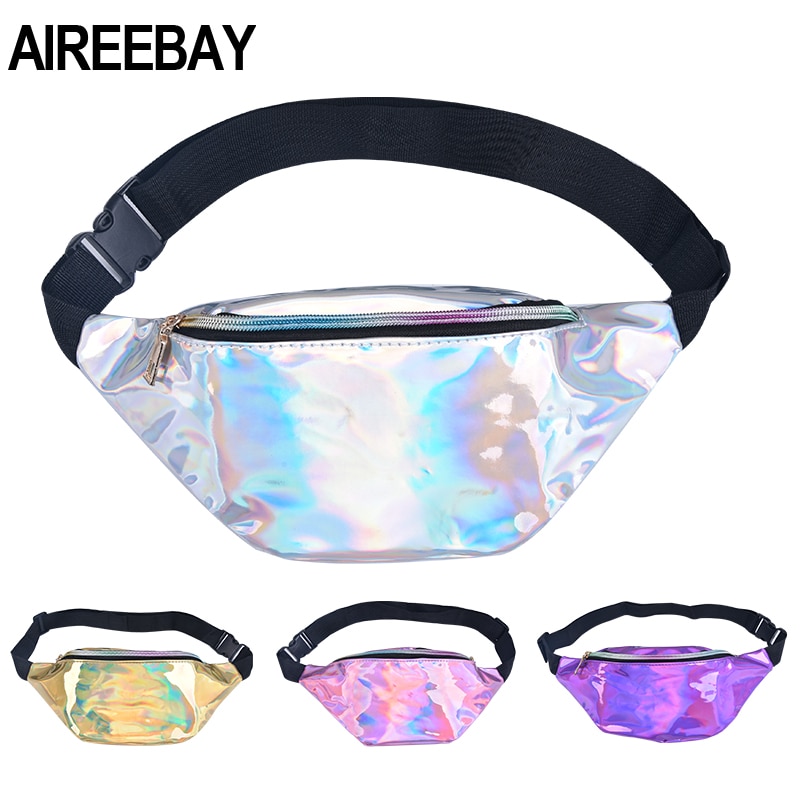 AIREEBAY Women's Waist Bag Belt Waterproof Waist Pack Shoulder Fanny Pack smartphone Chest Bag Small Travel Pouch