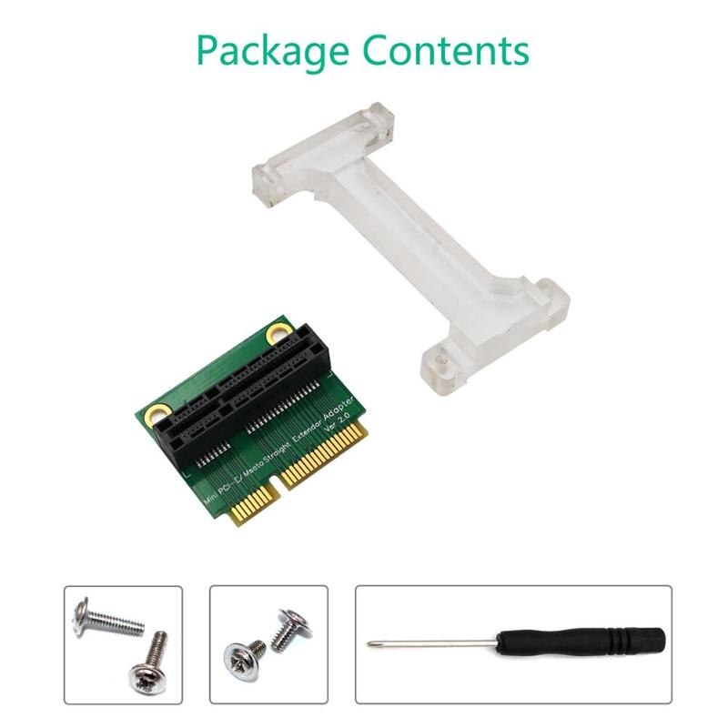 Mini pci-e msata connector adapterkaart voor 3g 4g wwan lte gps module msata kaart verticale montage met stabiele beugel