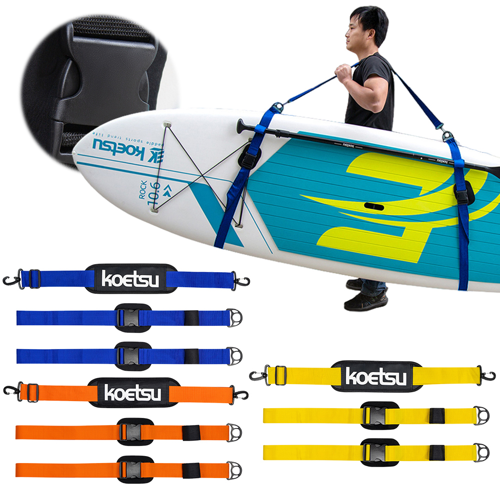 Cinghia per il trasporto della tavola da paddle Cinghia per il trasporto SUP regolabile Tracolla per tavola da surf per paddle Tavole da surf Longboard