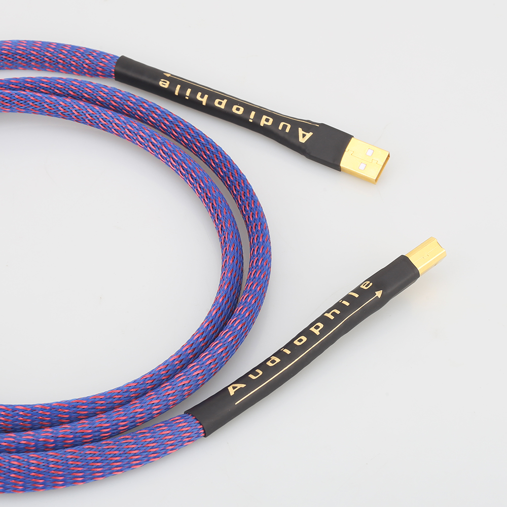 A53+DW27 Hi-End Copper USB audio cable data USB cable DAC USB hifi cable A-B usb cable