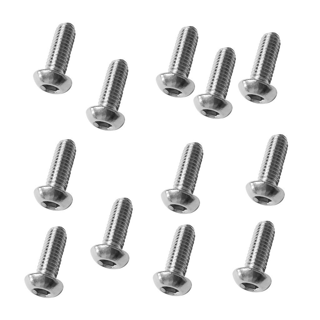 12 Pieces M6 Stainless Steel Hex Socket Cap Screw Kayak Allen Key Bolts