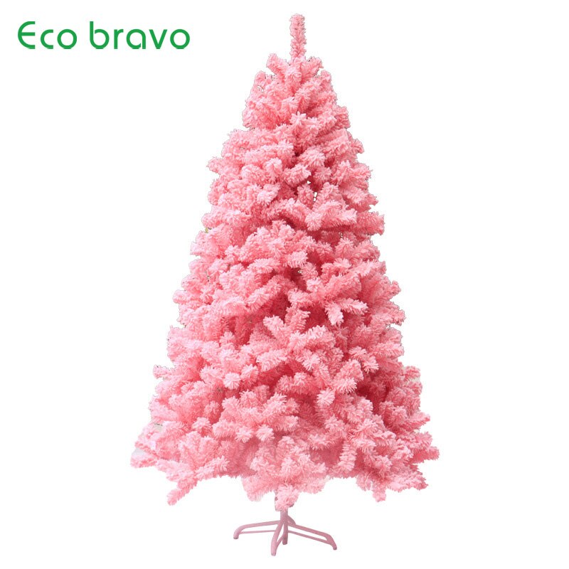 Ecobravo Versleutelde Roze Massaal Kerstboom Thuis Decoratie Kerst Decoratie Boom Kunstmatige Kerstboom