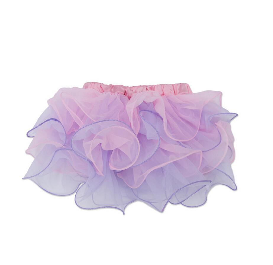 1PC Bébé Fille Tutu Jupe Satin 4 Couches Volantée SkirtTulle Jupes 6 Couleurs 1st Bébé Fête D'anniversaire Porter Photographie Prop: Bleu ciel