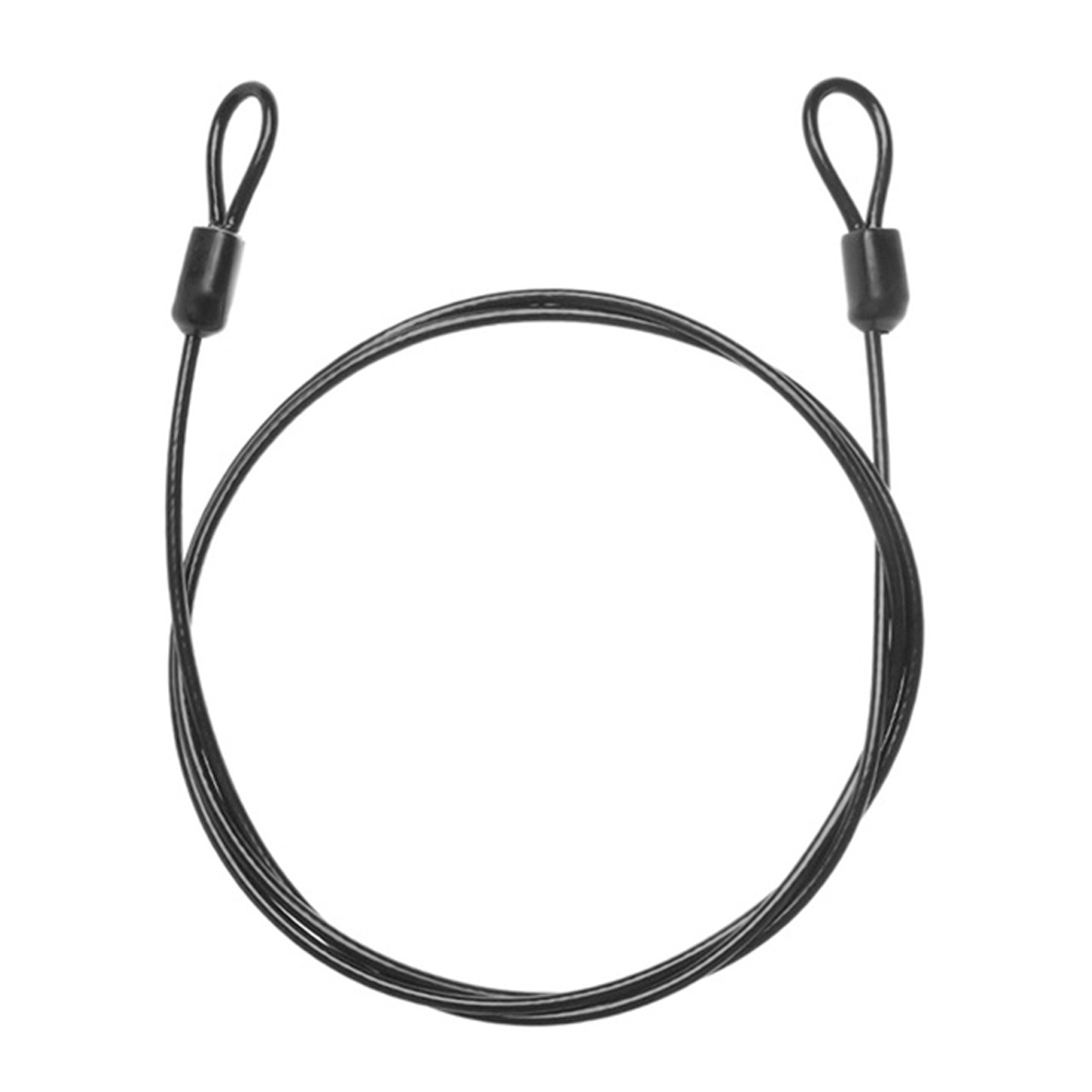 1 Pcs Security Bicycle Wire Rope Metal Lock Strong Braided Steel Cable Wire Rope Outdoor Bike Lock Motorcycles Scooter Chain: black