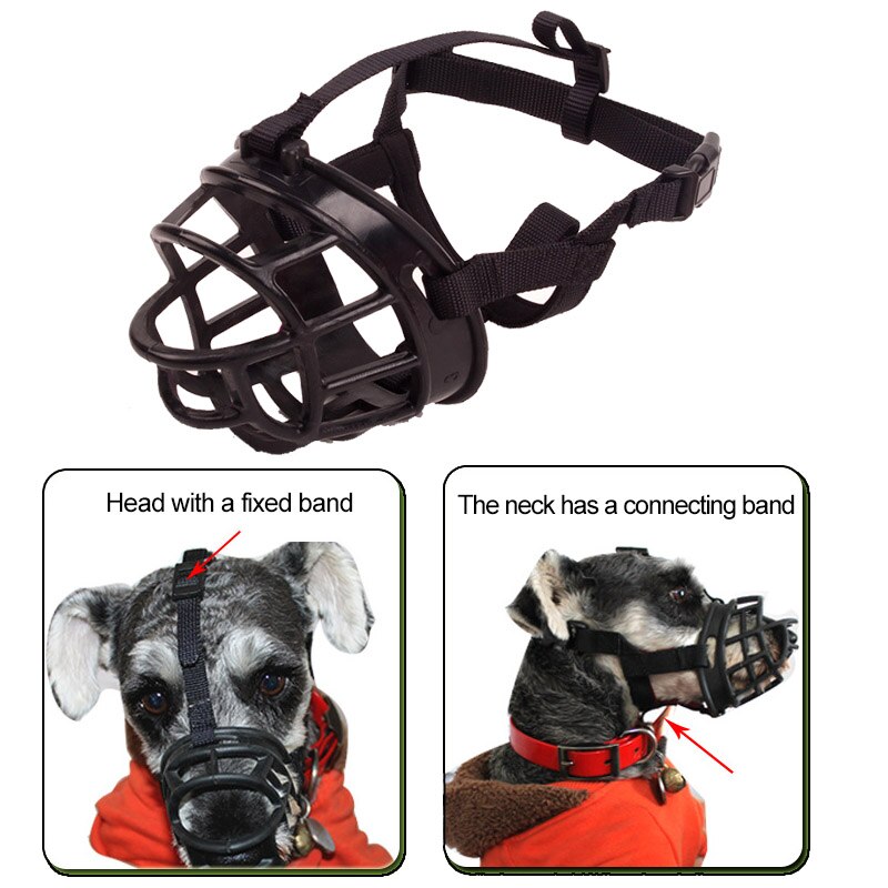 Chien Museau Doux Silicone Museau Fort Panier Pour Grand Chien Anti-mordre Sangles De Réglage Masque Chien produit 8W20