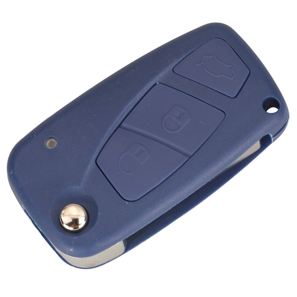 Kutery 2/3 Buttons Replacement Flip Folding Remote Car Key Shell Case Fob For Fiat 500 Panda Idea Punto Stilo Ducato Bravo
