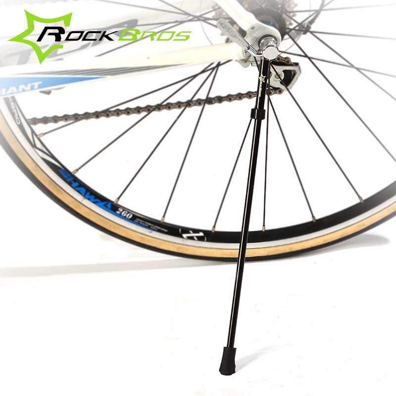 Rockbros Ultralight Quick Release Bicycle Kickstand Stainless Steel/Carbon Fiber Styles Bike Side Stand Bicycle Accessories