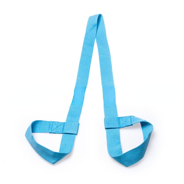 Verstelbare Yoga Mat Band Riem Multifunctionele Yoga Sport Sling Schouderriem Yoga Mat Accessoires Voor Kamer Gym Oefening fitness: Sky blue
