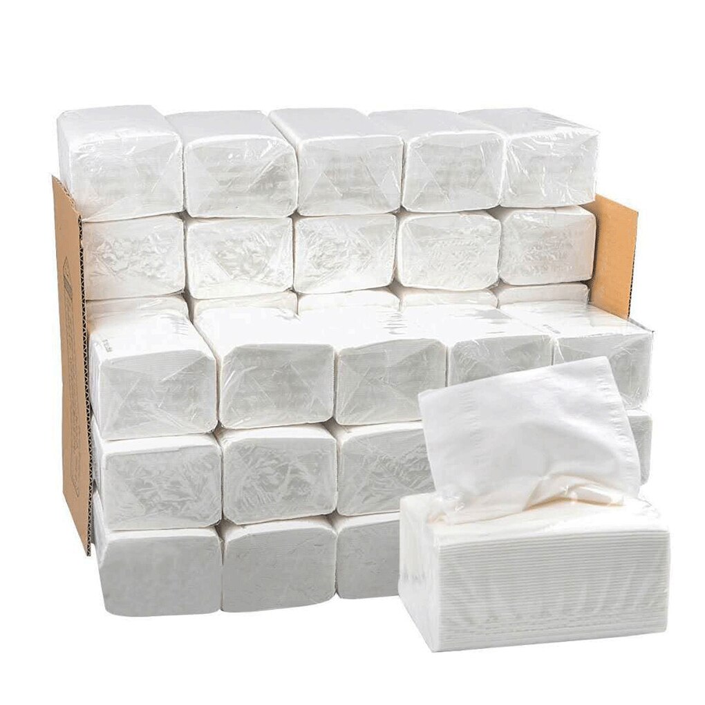 Draagbare Hand Gezicht Doekje Schoonmaken Papieren Handdoek Badkamer Toiletpapier Tissue Lakens Houtpulp Servet