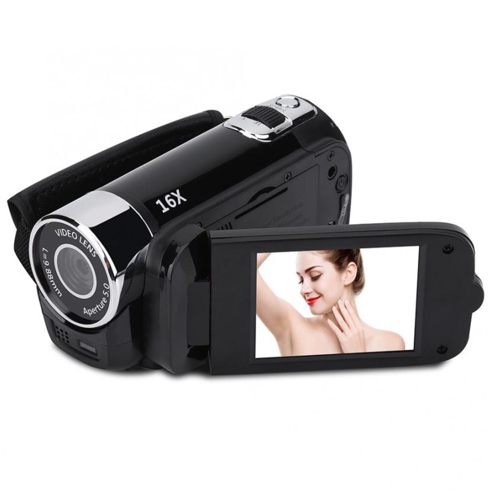 Digital camcorder 720P Full HD 16MP DV Camcorder Digital Video Camera 270 degree Rotation Screen 16X Night Shoot Zoom