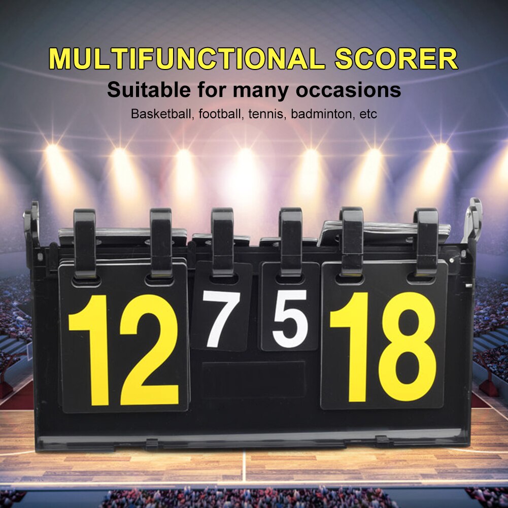 Digital Tabletop Sports Scoreboard Football Volleyball Basketball 4-Digit Score Board Table Tennis Equipment