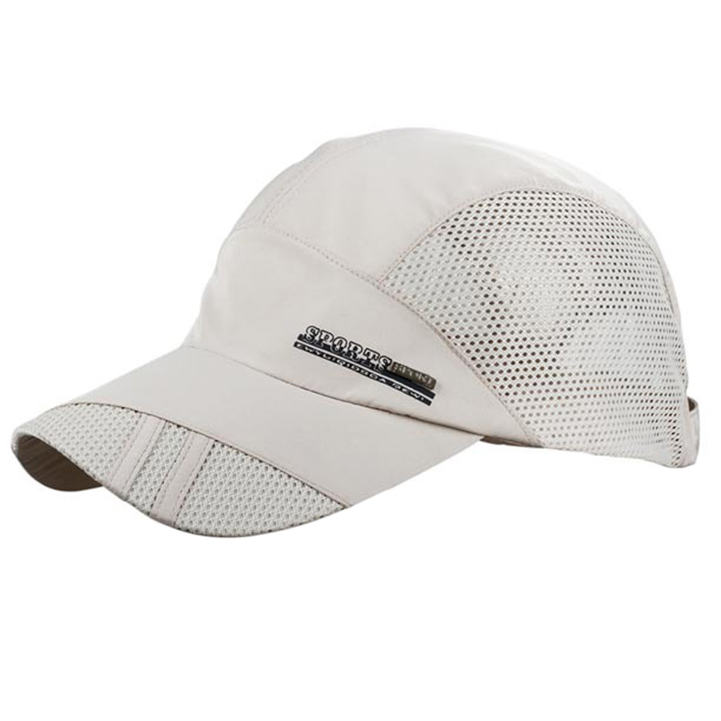 Offre spéciale été respirant maille casquette de Baseball séchage rapide chapeaux pour hommes bleu gris: NO5
