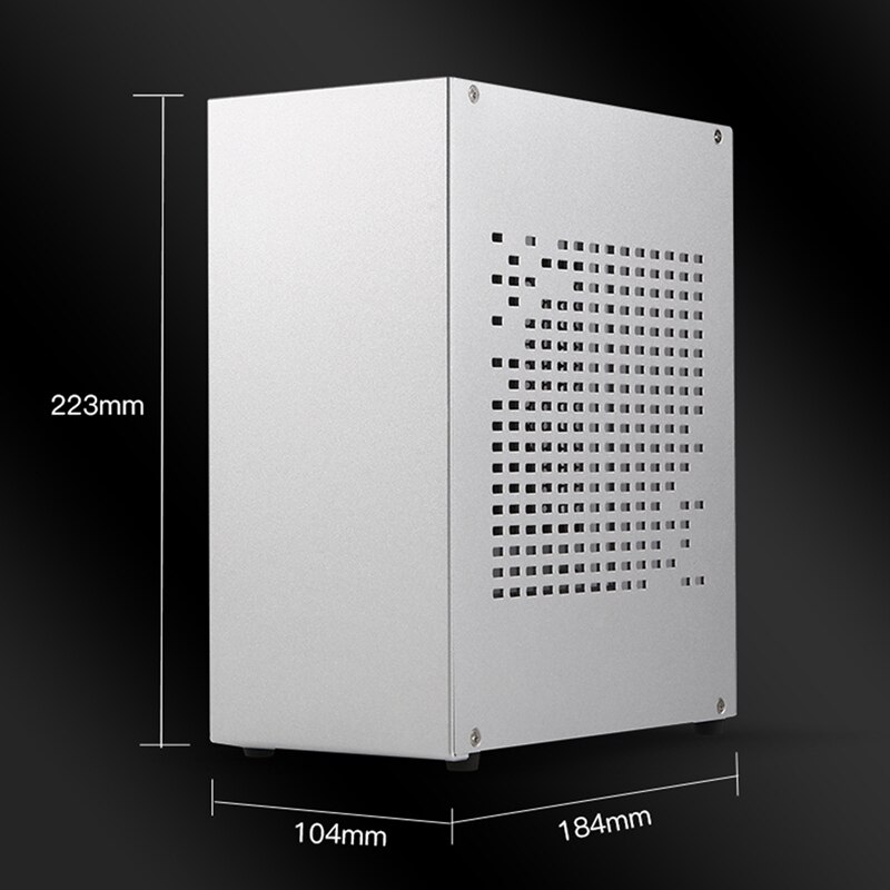 A07 Mini ITX Computer fallen Chassis HTPC Gastgeber fallen USB 3,0 ITX Gehäbenutzen mit Grafikkarte Verlängerung Kabel