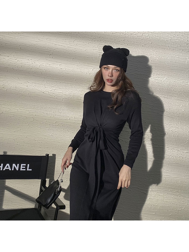 Gorro de punto cálido con orejas para mujer, Otoño Invierno
