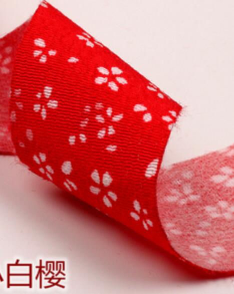 Handgemaakte ambachtelijke patchwork japanse wind retro crêpe katoenen kimono lint 4cm*92cm patch naaien tilda doek: 3