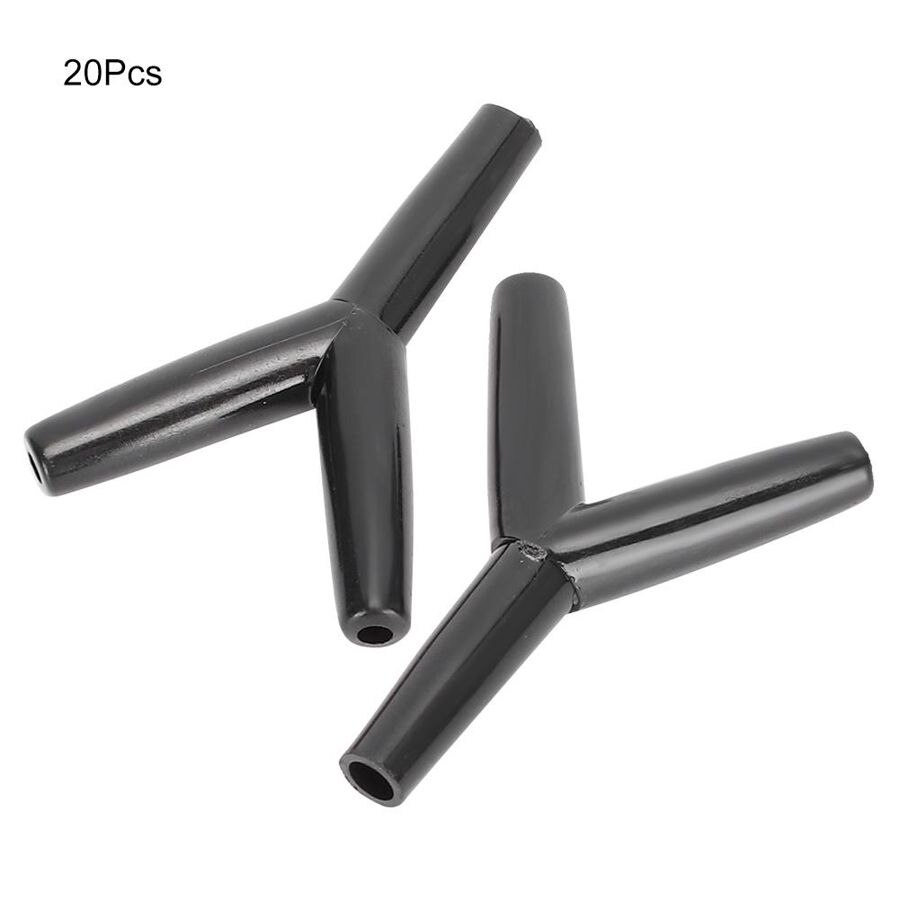 20Pcs Oxygen Pump Tubing Y-Shape Joint Fish Tank Aquarium Accessory Increasing Three Links Joint Connector