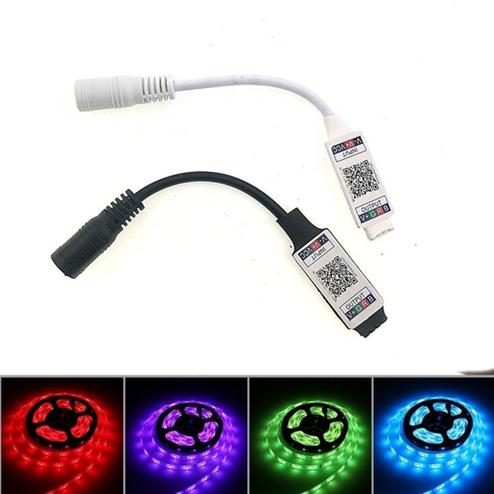 Wifi Mini RGB Bluetooth Controller LED Light Bar Wireless 5V 12V Controller RGB Bluetooth DC Light Bar Controller Music 24 Y1H1