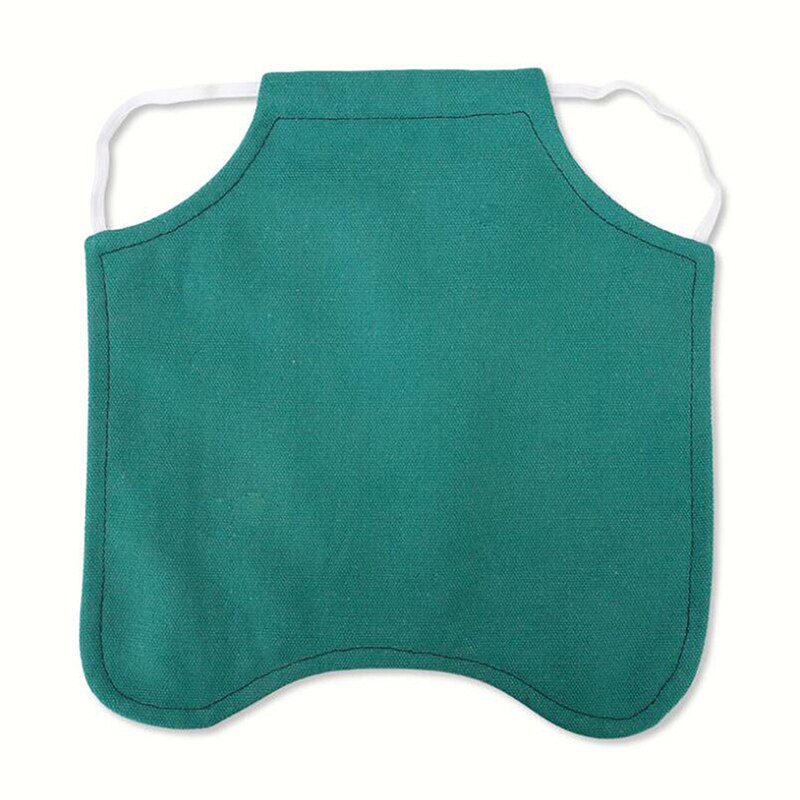 Gilet pour animaux de compagnie casque de poulet vêtements volaille poule réglable selle tablier plume porte-Protection pour poulet et canard: Green 22x24CM