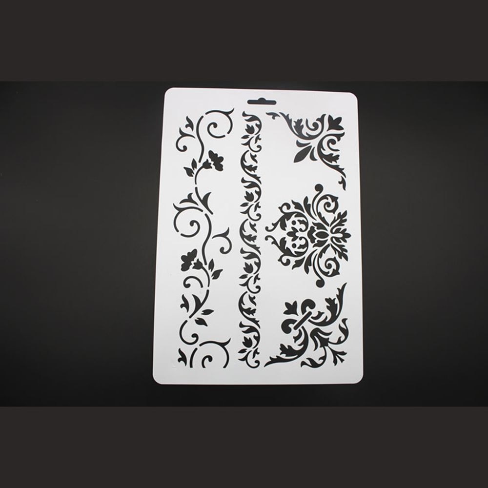 DIY Craft Vine Flower Layering Stencils For Walls Painting Scrapbooking Stamping Album Crafts Decorative Embossing