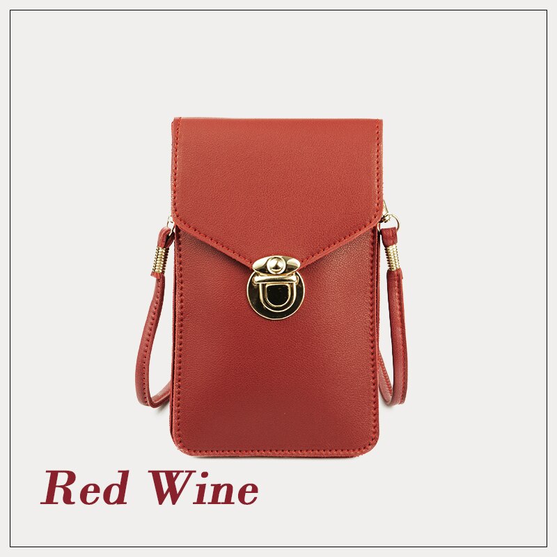 Sweettreats Touchable PU Leather Change Bag Mobile Phone Bag For iPhone 11 pro max Xs X Samsung S9 Huawei Pocket Bag Outdoor